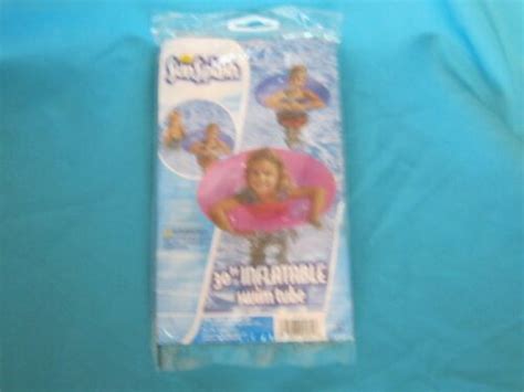 Nib Sunsplash 30 Inflatable Pool Beach Lake Water Swim Float Tube Blue Ebay