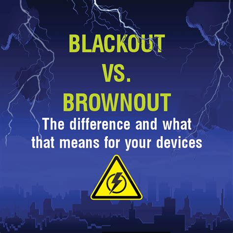 Guides Power Outages Blackout Vs Brownout Side