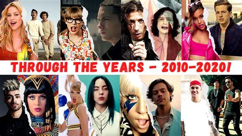 Hit Songs Through The Years 2010 2020 Youtube