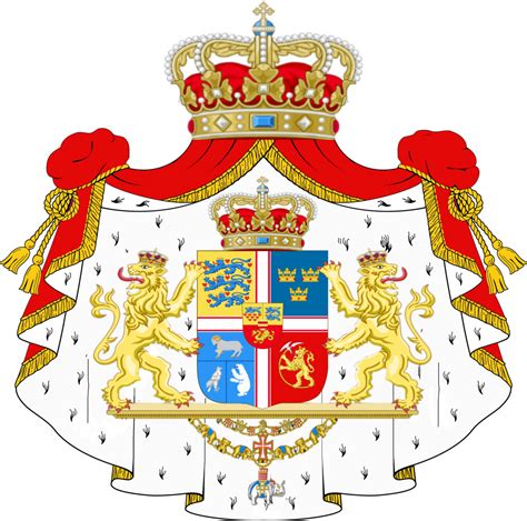 Royal Coat Of Arms Of Skandinavia Constructed Worlds