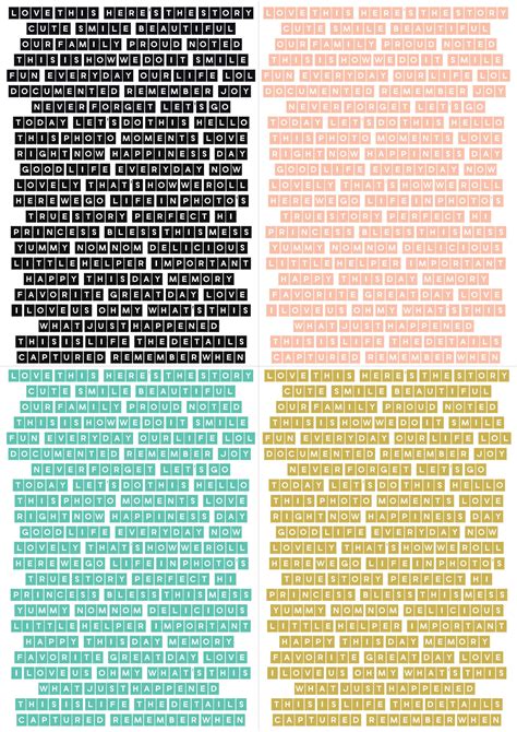 Word Stickers Printable Printable Word Searches