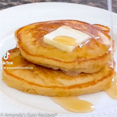 Brown Sugar Pancakes Amandas Easy Recipes