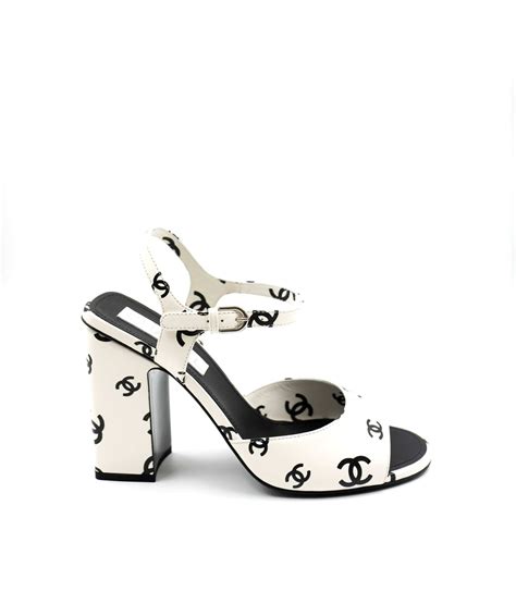 Chanel Cc Logo Printed Platform Sandal Size 405 Luxurypromise