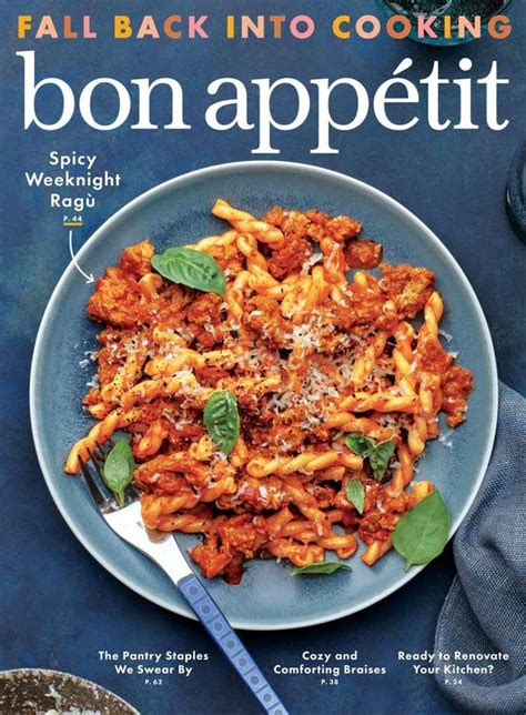 Bon Appetit Magazine Subscription Discount Enjoy Your Food Everyday