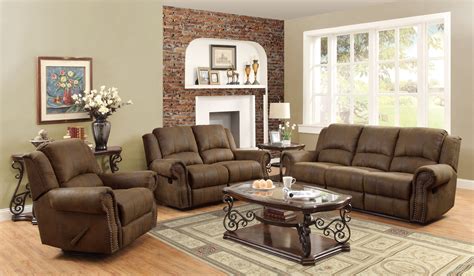 Sir Rawlinson Brown Reclining Living Room Set From Coaster 650151 2
