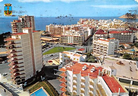 Vista Desde La Plaza Triangular Benidorm Spain Postcard Post Card