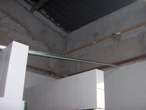 Alibaba.com offers a wide range of suspended ceiling grid track. HPIM4426 | Bathroom drop ceiling track started | Eric | Flickr