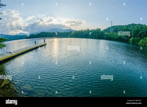 Lake Santeetlah In Great Smoky Mountains North Carolina Stock Photo Alamy