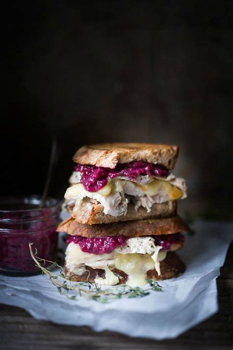 Turkey Cranberry Tea Sandwiches