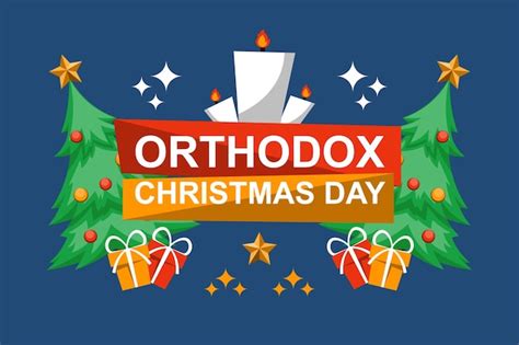 Premium Vector Orthodox Christmas Day Background