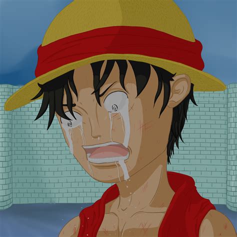 Luffy Crying By Paine222 On Deviantart