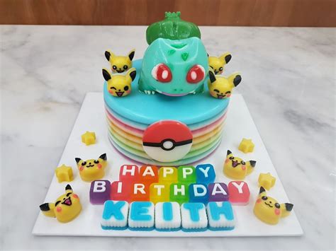 Yochanas Cake Delight Bulbasaur Pokemon Go Jelly