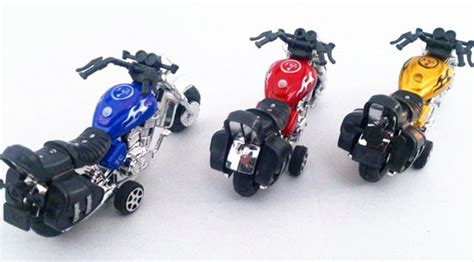 Kids Golden Red Blue Pull Back Function Motorcycle Toy Mc17b007