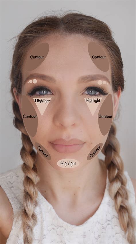Contouring can be a great way to slim down and define your face, creating a striking look. How To Contour And Highlight Correctly For Your Faceshape - Pretty 52