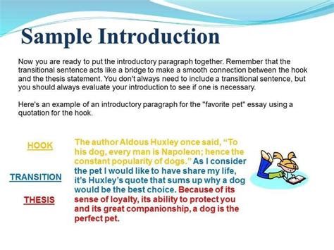 Introduction Paragraph Example