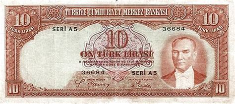 Billete 10 Lira Turquía Valor Actualizado Foronum
