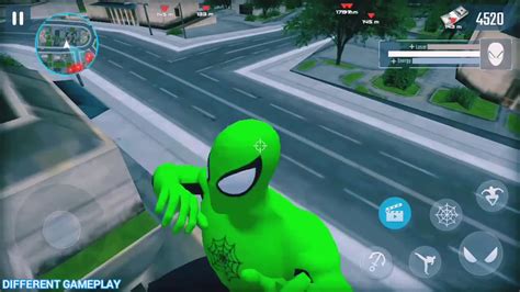 Green Spider Spider Rope Hero Gangster New York City