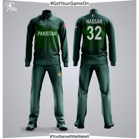 World Cup19 Pakistan Official Full Kit Tplus