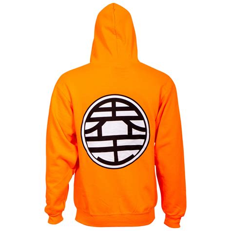 Dragon ball hoodie kame felpa sweatshirt buy cheap. Dragon Ball Z Kame Symbol Orange Zip Hoodie