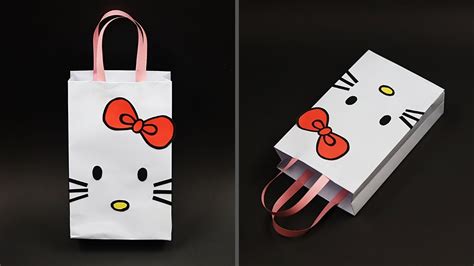 Diy Hello Kitty Paper Bag How To Make Paper T Bag Diy Goodie Bag