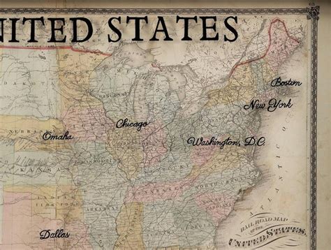 United States Map 1908 Highways