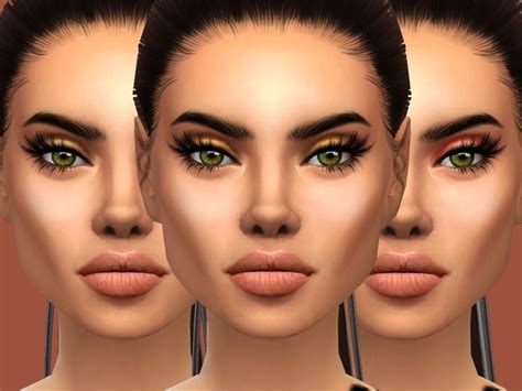 Sims 4 Makeup Gold Eyeshadow Gold Eyeshadow Palette Sims 4 Cc Makeup