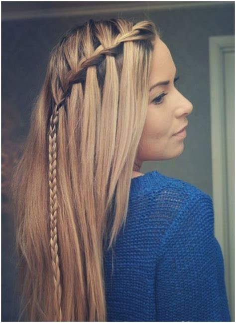 Picture Of Cute Braid Ideas Long Hairstyles For Straight Hair