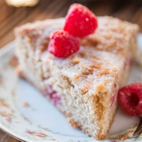 Cinnamon Raspberry Buckle Cake Is A Little Taste Of Summer In An Old