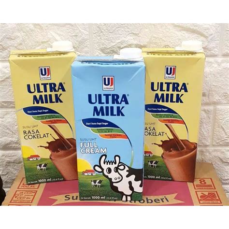 Jual Ultra Milk 1 Liter Susu Ultra 1000 Ml Uht Harga Murah Diskon