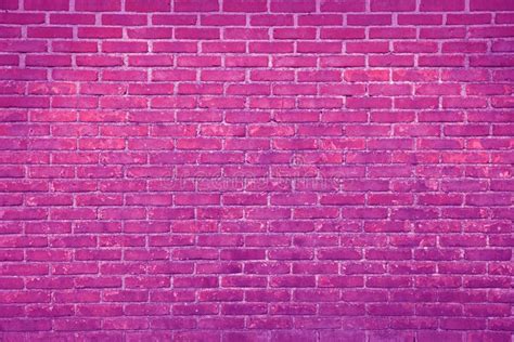 Texture Of Bright Pink Brick Wall As Background Stock Photo Image Of
