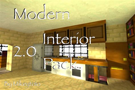 145 16x Modern Interior Pack Minecraft Texture Pack