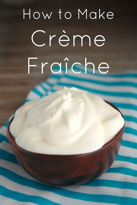 How To Make Homemade Cr Me Fra Che Food Recipes Make Creme Fraiche