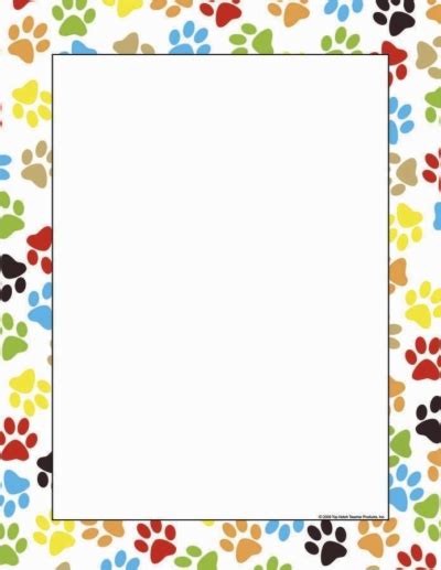 Free Paw Print Border Png Download Free Paw Print Border Png Png