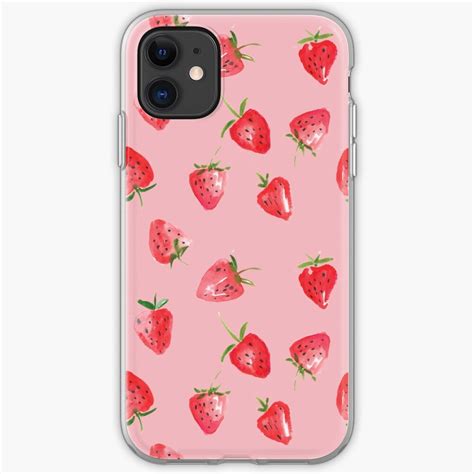 Strawberries Iphone Case And Cover By Sassit Redbubble