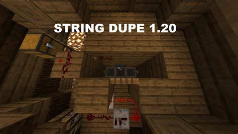Minecraft 120 String Duplication Glitch Works On Paper Java Youtube