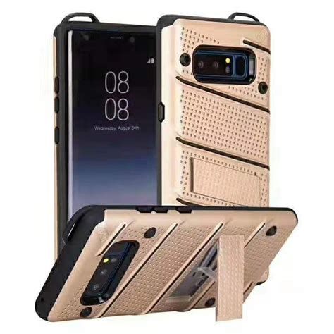 Hybrid Armor Case Soft Tpu Pc Phone Holder Cover For Samsung Glaxy