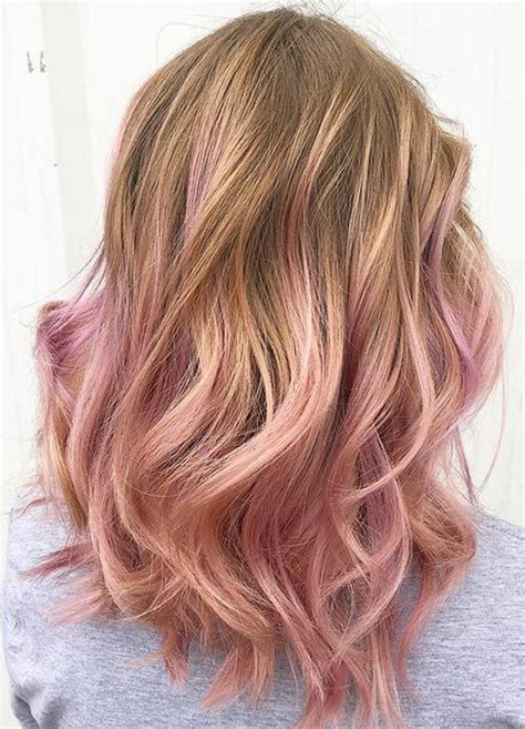rose gold hair ombre rose gold blonde ombre hair color hair color trends hair trends makeup