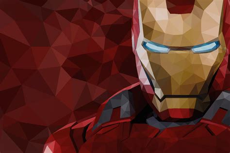 Iron Man Low Poly By Traveast On Deviantart