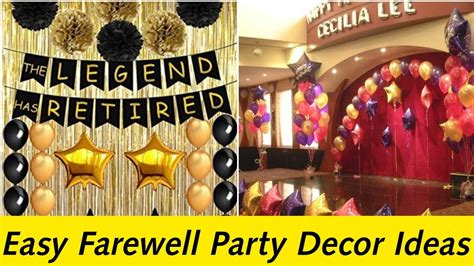 Farewell Party Decoration At Home Ideas Simple And Easy Decor You