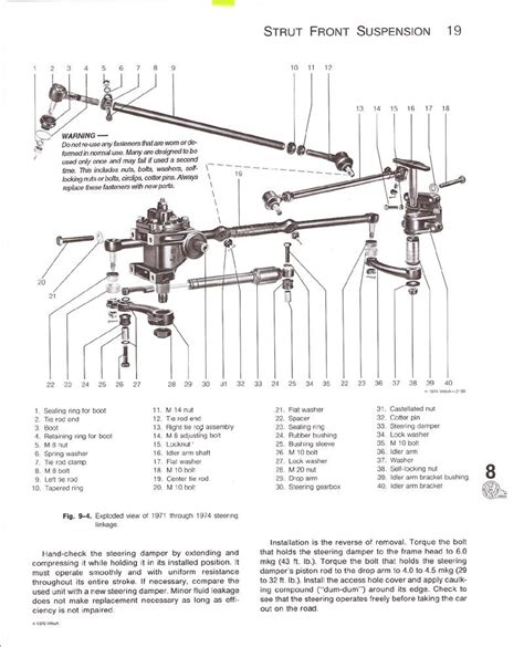 Vw Super Beetle 1971 Steering Box Diagram