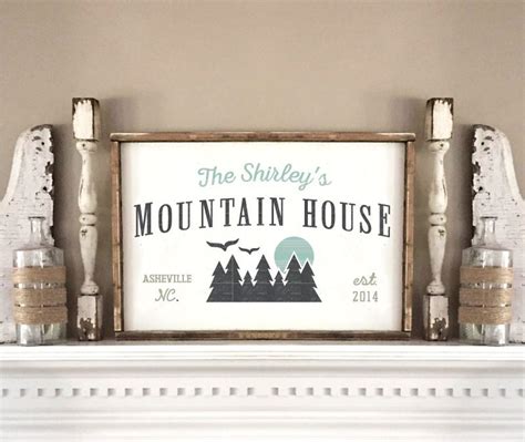 Wood Mountain Home Sign The Grateful Hearts