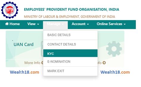 How To Update Kyc For Your Epf And Uan