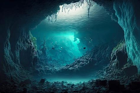 Underwater Cave Wallpapers
