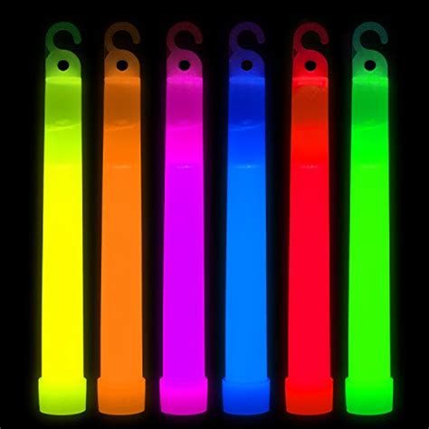 Glow Sticks Bulk 25pc Party Pack 6 Inch Glow In The Dark Sticks Party Favors Glow Necklaces