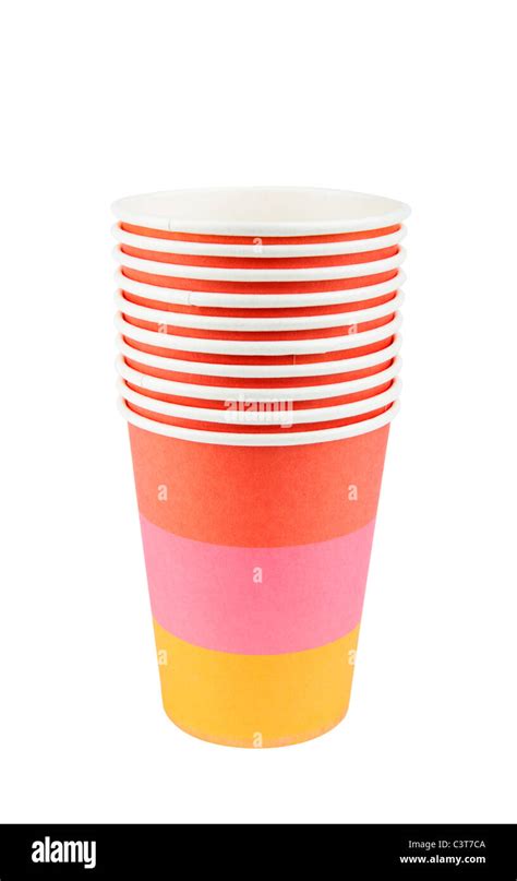 Paper Cup Cut Out C Stock Photo Alamy