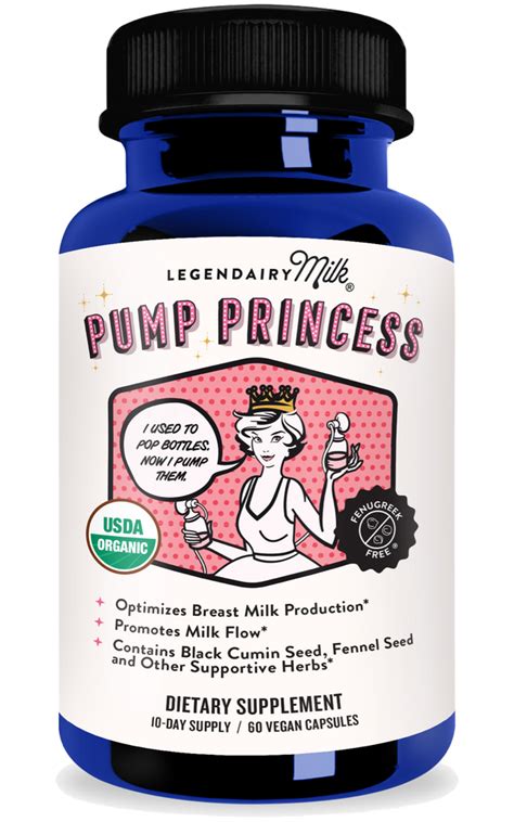 Pump Princess Breast Milk Supplement To Increase Milk Supply Legendairy Milk