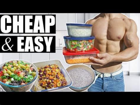 Exercise and proper diet are necessary to achieve and maintain weight loss and muscle definition. MEAL PREP FOR WEIGHT LOSS | EASY & CHEAP 💰 - YouTube