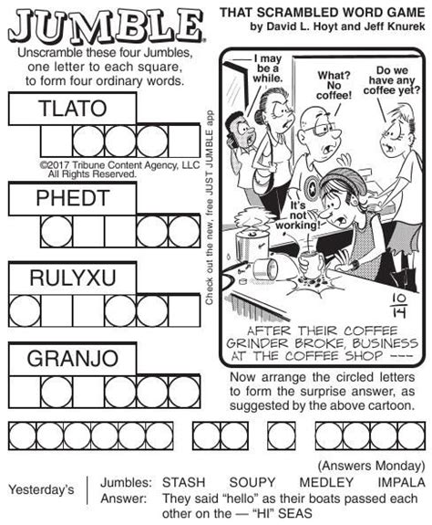 They have hundreds of free printable sudoku puzzles in easy, medium, and hard sections. jumble | Puzzles & Comics | poststar.com