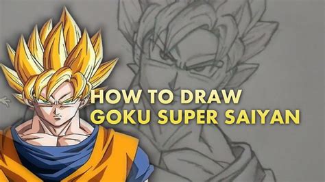 Most dragon ball z characters can be drawn using these basic shapes and proportions. How To Draw Goku (Super Saiyan)-STA - YouTube