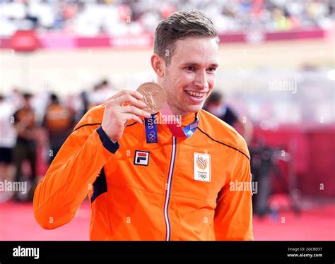 The Bronze Medal Of Harrie Lavreysen Of The Netherlands Hi Res Stock